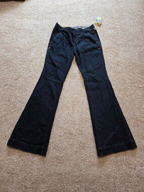 Converse One Star Vintage 1908 Women's Dark Denim Flare Leg Jeans Size 4